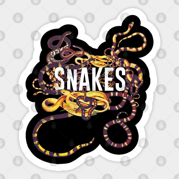 Snakes Sticker by Frajtgorski